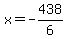 x=-438%2F6