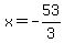 x=-53%2F3