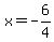 x=-6%2F4