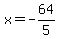 x=-64%2F5