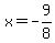 x=-9%2F8