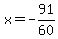 x=-91%2F60
