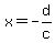 x=-d%2Fc