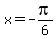 x=-pi%2F6