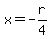 x=-r%2F4