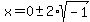 x=0%2B-++2%2Asqrt%28-1%29