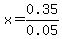 x=0.35%2F0.05