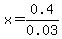 x=0.4%2F0.03