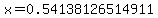 x=0.54138126514911