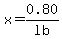 x=0.80%2Flb