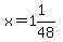 x=1%261%2F48