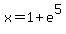x=1%2Be%5E5