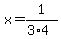 x=1%2F%283%2A4%29
