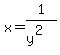 x=1%2F%28y%5E2%29
