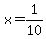 x=1%2F10
