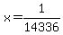 x=1%2F14336