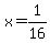 x=1%2F16
