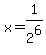 x=1%2F2%5E6