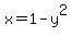 x=1-y%5E2