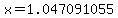 x=1.047091055