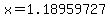 x=1.18959727