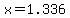 x=1.336