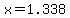 x=1.338