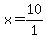 x=10%2F1