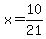 x=10%2F21