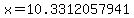 x=10.3312057941