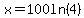 x=100ln%284%29