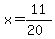 x=11%2F%2820%29