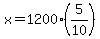 x=1200%285%2F10%29