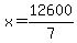 x=12600%2F7