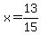 x=13%2F15