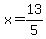x=13%2F5