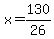 x=130%2F26