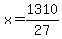 x=1310%2F27