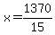 x=1370%2F15