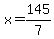 x=145%2F7