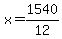 x=1540%2F12