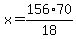 x=156%2A70%2F18