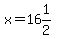 x=16%261%2F2