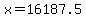 x=16187.5
