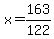 x=163%2F122
