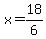 x=18%2F6