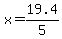 x=19.4%2F5