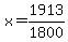x=1913%2F1800
