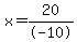 x=20%2F-10
