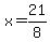 x=21%2F8